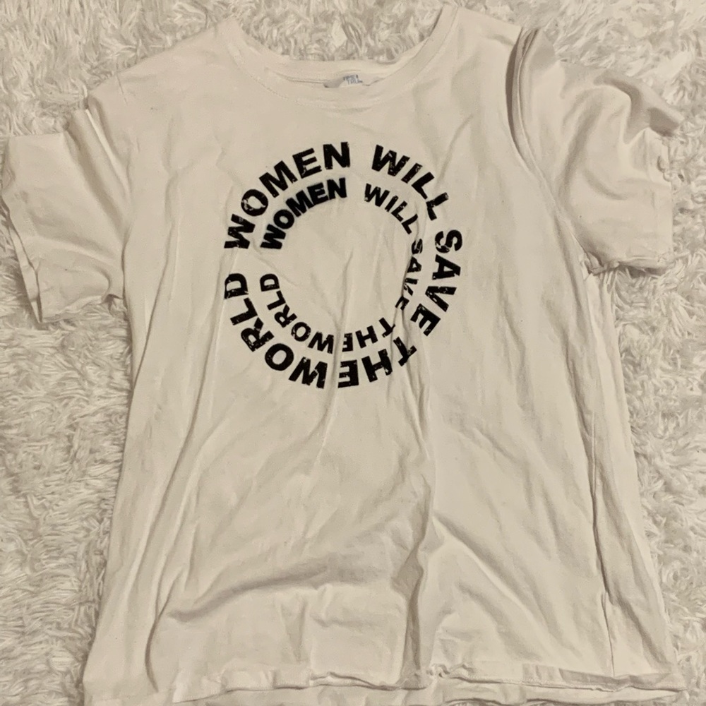 Women will save the world t-shirt.